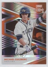 2020 Panini Elite Extra Edition Aspirations Orange 89/149 Michael Guldberg y0i
