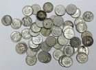 LOT OF 50 MIXED DATE PRE-1965 SILVER ROOSEVELT DIMES! $5 FACE VALUE! NR #G3441
