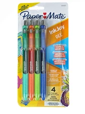 Paper Mate InkJoy Gel Pens, Medium Point, 0.7 mm, Assorted Tropical Vacation
