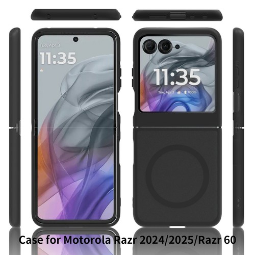 Mag-Safe Case w/ Tempered Glass Flim For Motorola Razr Ultra 2025/Razr 50 Ultra - Picture 6 of 21