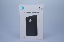 G-Technology G-DRIVE Mobile USB 3 1TB Black External Hard Drive