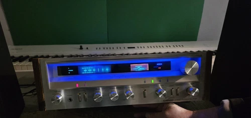 Vintage Pioneer SX-3500 Stereo Receiver - Tested, Works, Beautiful Blue Lights!