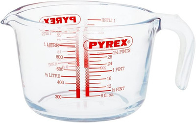Pyrex Glas Messkanne, transparent, 1 Liter 1