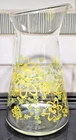 Vintage Pyrex Spring Blossom Green Carafe Crazy Daisy Glass Pitcher 2048-B-1 USA