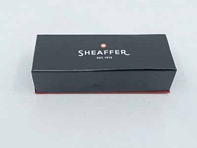 Sheaffer 0.7mm Icon Chrome with Gloss Black PVD Appts. Fountain Pen