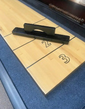 Premium 15" Shuffleboard Table Sweep Wiper Solid Wood Board Wax Remover NEW