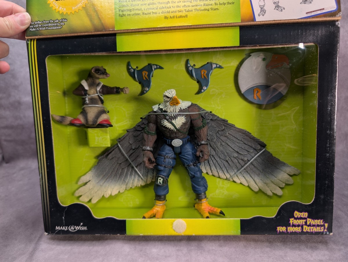 KB Toys Make a Wish Razor With Fighter Ferret Action Figure for