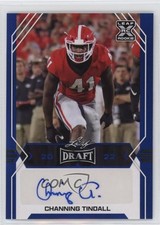 2022 Leaf Draft Auto Blue Channing Tindall #BA-CT1 Auto 1i0w