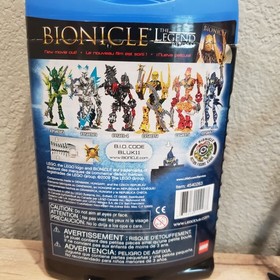 Lego Bionicle Kiina Glatorian Legends 8987 Complete w/ Canister & Manual EUC