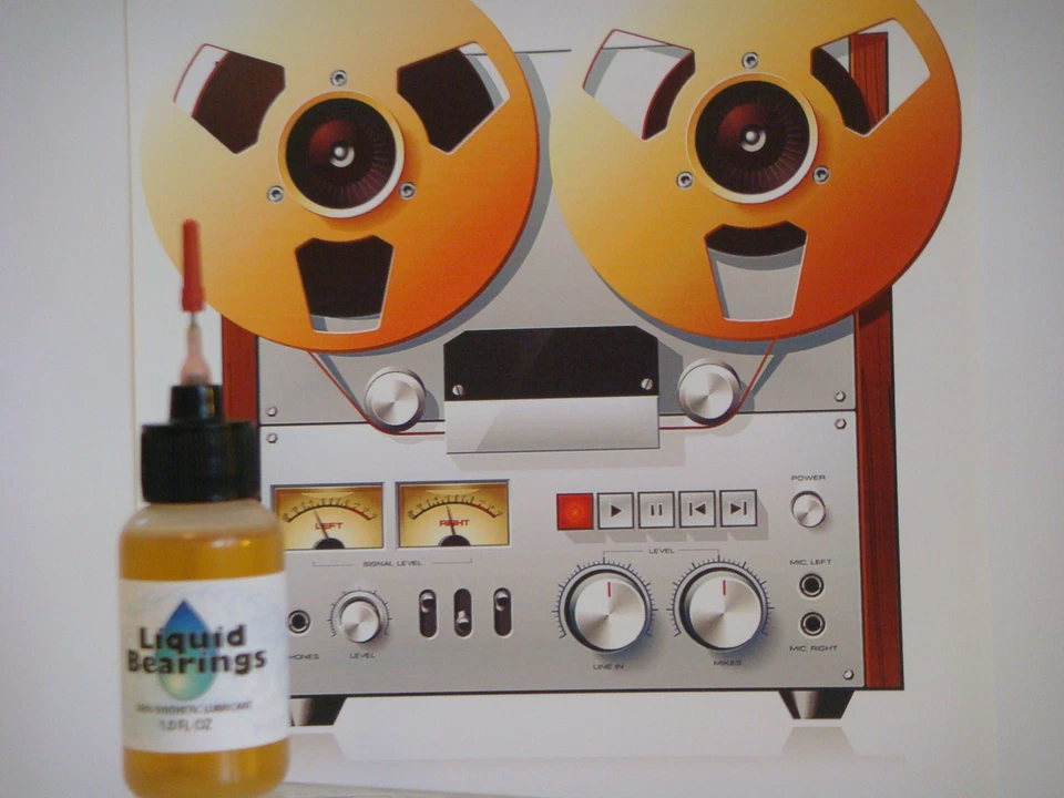 Liquid Bearings, BEST 100%-synthetic oil for Ampex or any tape deck, PLEASE READ - Image 2 of 2