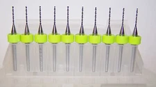 (10) - #66 (.0330") NEW CARBIDE PCB DRILLS - KYOCERA TYCOM 100.0330.400