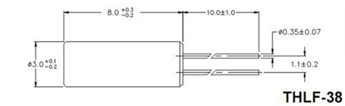 10PCS 28.636MHz 28.63636MHz DT-38 Quartz Crystal Oscillator Cylinder 3mm×8mm - Picture 2 of 4