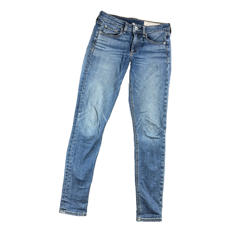 Rag & Bone Jeans Women 26 "Cate" Mid Rise Skinny Med Wash Fade Street Whisker - Bild 2 von 14
