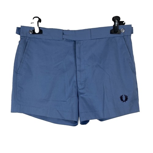 ハーフ・ショートパンツ FRED PERRY SS23 Fred Perry Shorts Blue (S5100 608) Fred Perry Shorts Mens 30 Blue Sportswear Flat Front 3