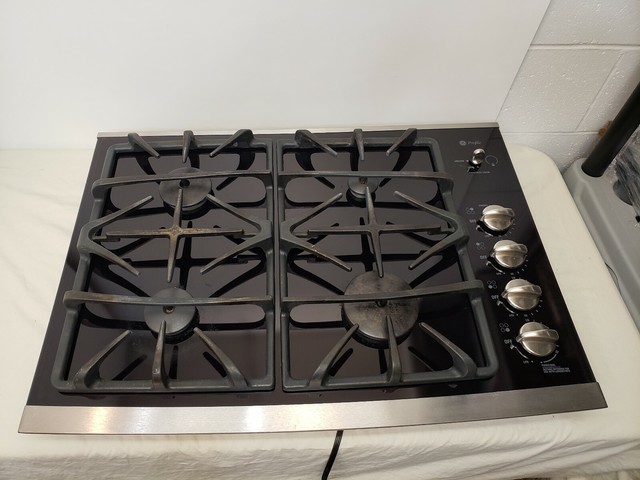 Ge 30 Counter Unit 4 Burner Gas Cooktop Stainless Steel