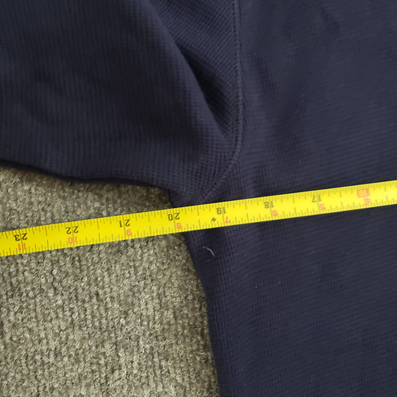 polo ralph lauren sleepwear waffle maglietta uomo blu medio pony bianco