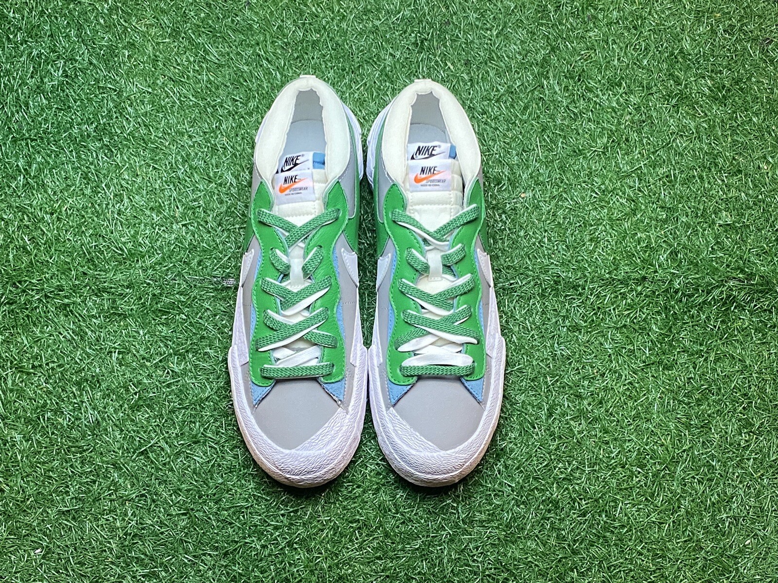 SACAI X NIKE Nike sacai x blazer basso classico verde taglia 10