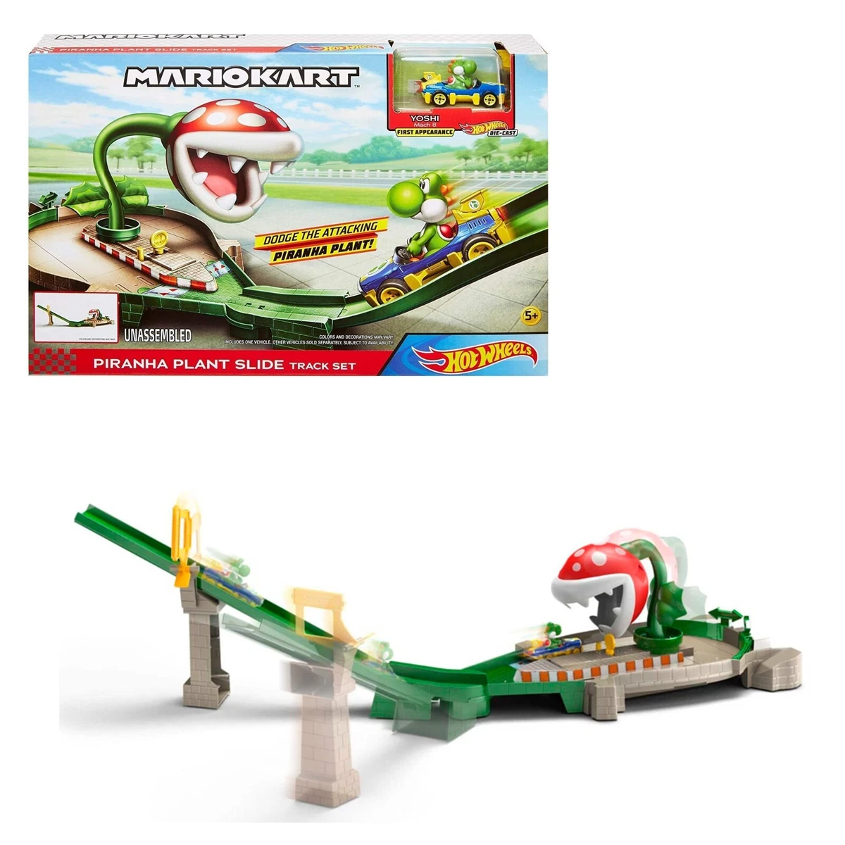 gioco pista delle macchine macchinine di Mario Mariokart per bambini hot wheels