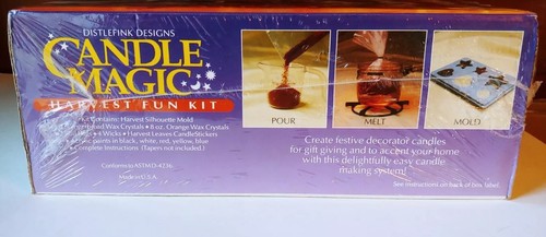 NEW CANDLE MAGIC Harvest Fun Kit Candle Kit by Distlefink Designs VTG - Picture 3 of 6