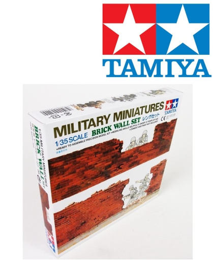 Tamiya 35028 Brick Wall Set 1:35 Scale Kit