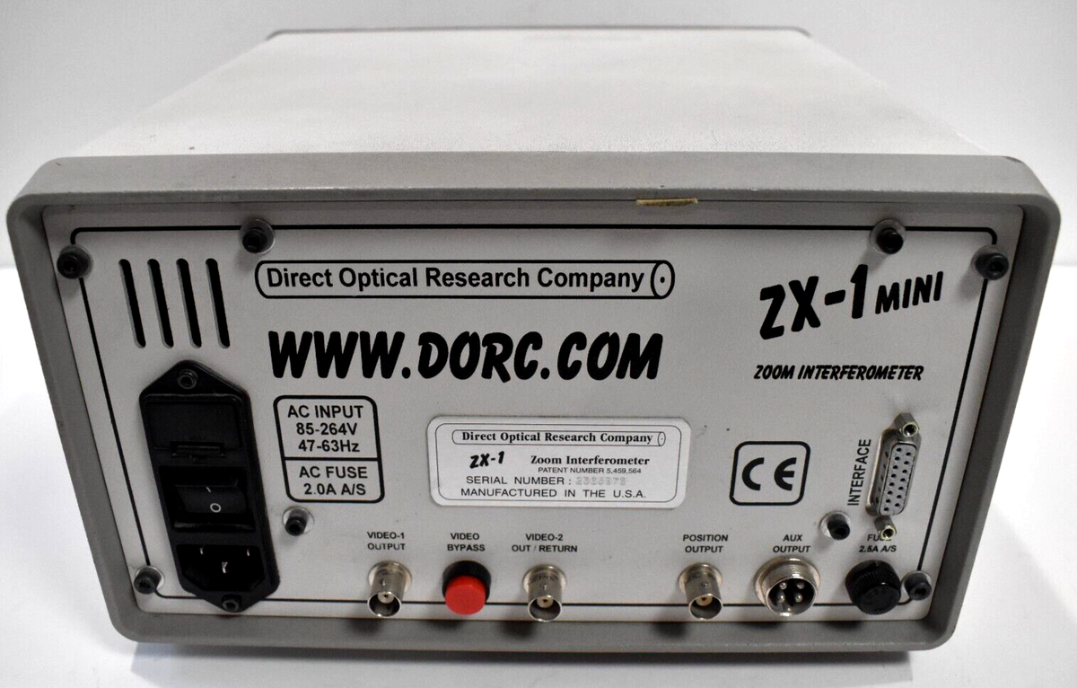 Dorc ZX-1 MINI Zoom Interferometer Fiber Connector Tester | eBay