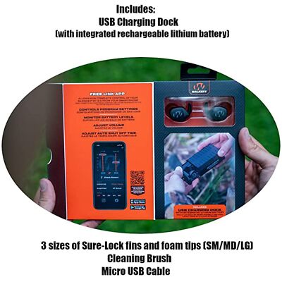 Walker s Silencer 2.0 Bluetooth Earbuds with Noise Reduction