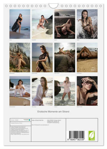 Erotische Momente am Strand (Wandkalender 2025 DIN A4 hoch), CALVENDO Monatskale - Bild 2 von 9