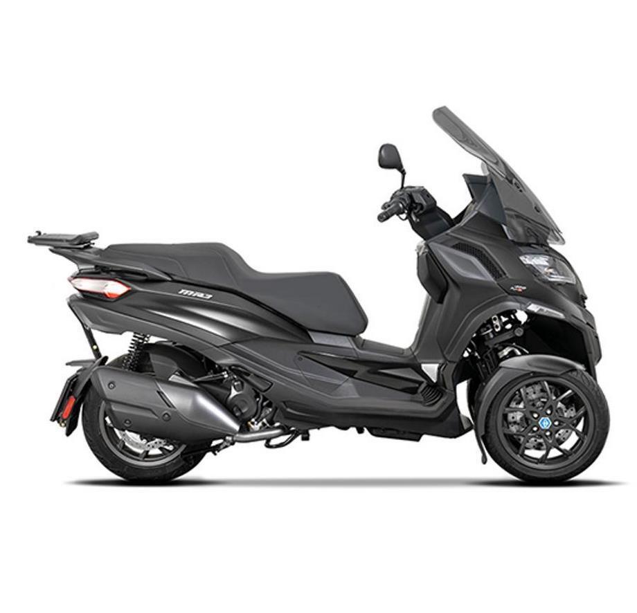 Porte-bagage Piaggio MP3 400 et 530 Sport Support Top Case Noir