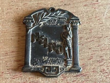 MELNO Medal Award FOB Pendant Unsure Deco Vintage Antique Greek? Unusual HELP