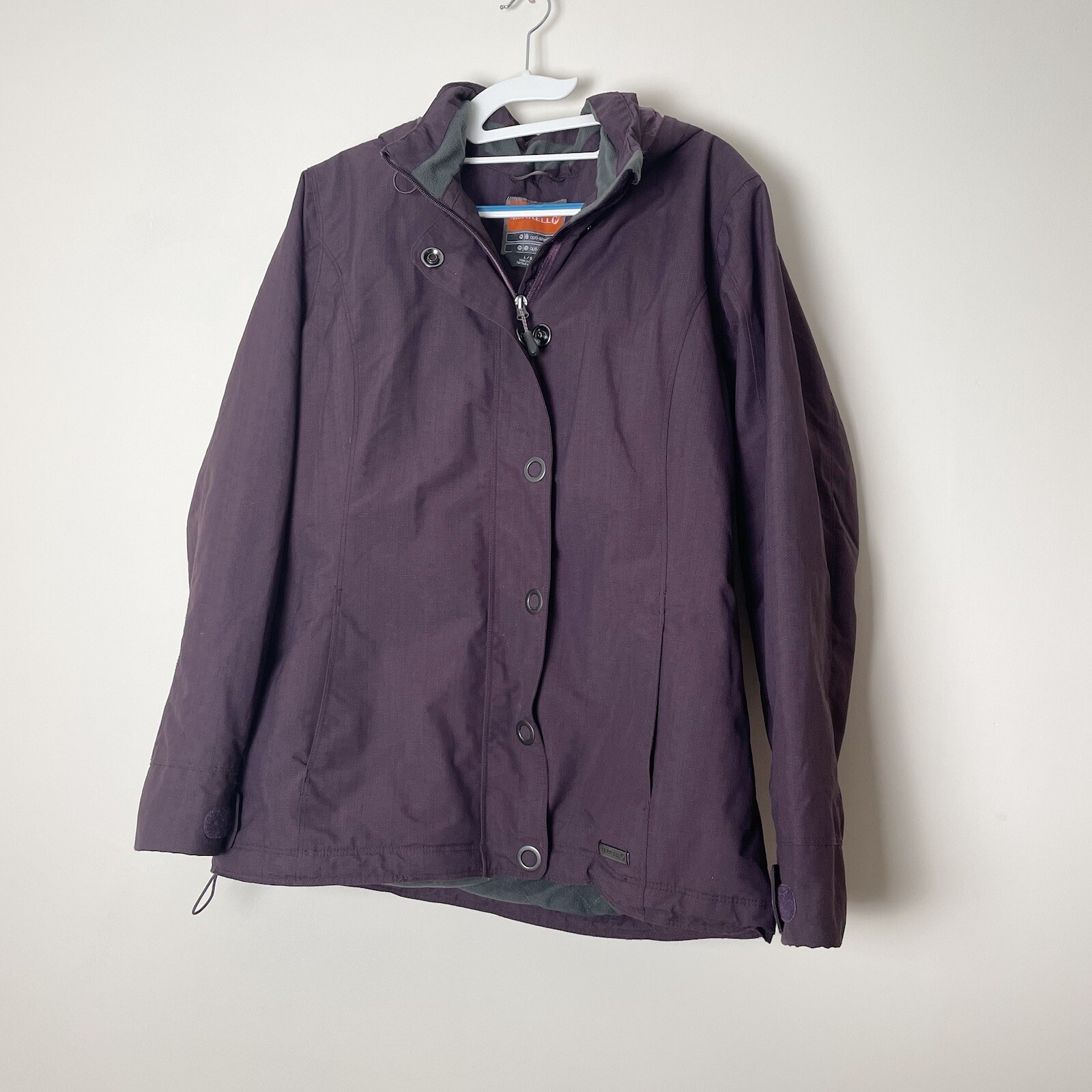 Merrell Opti Warm Purple Opti Shell Full Zip Outdoor Walking Jacket Size Large