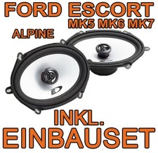 FORD ESCORT ALPINE 5x7 LAUTSPRECHER BOXEN FRONT-SYSTEM T&Uuml;R VORNE NEUWARE