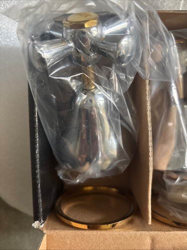 Novelli Dove Wall Shower Stop Taps (pair) WHITE + IVORY + CHROME - Picture 5 of 5