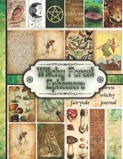 Witchy Forest Ephemera: One-Sided Decorative Paper for Junk Journaling, Scrapbo