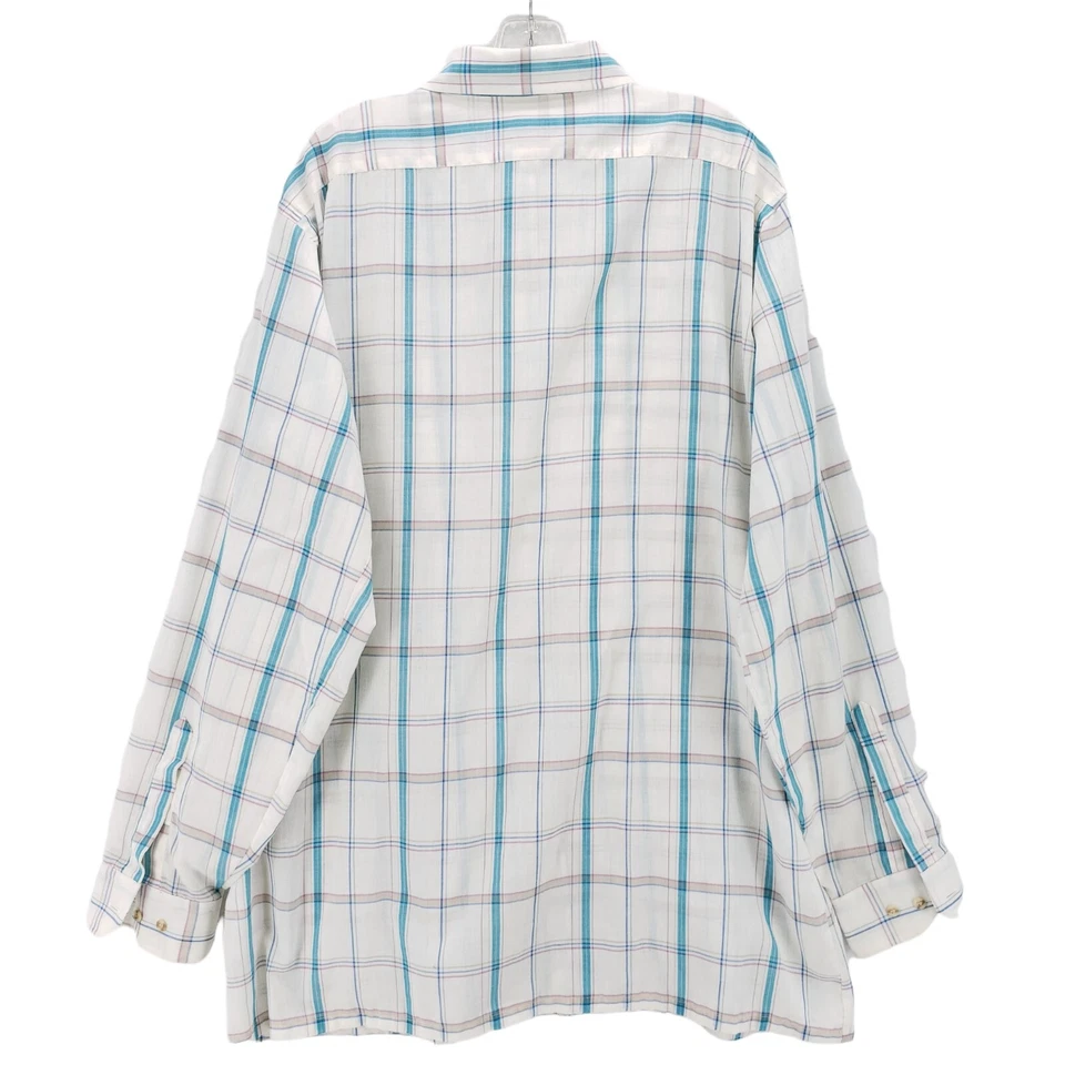 Camisa ARROW Ropa Deportiva Vintage Paseo Marítimo Aguja Única Ligera XL ALTA Foto 3 de 4