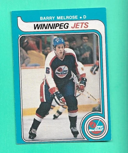 (1) BARRY MELROSE 1979-80 O-PEE-CHEE # 386 JETS  ROOKIE EX-MT CARD  (H5901)