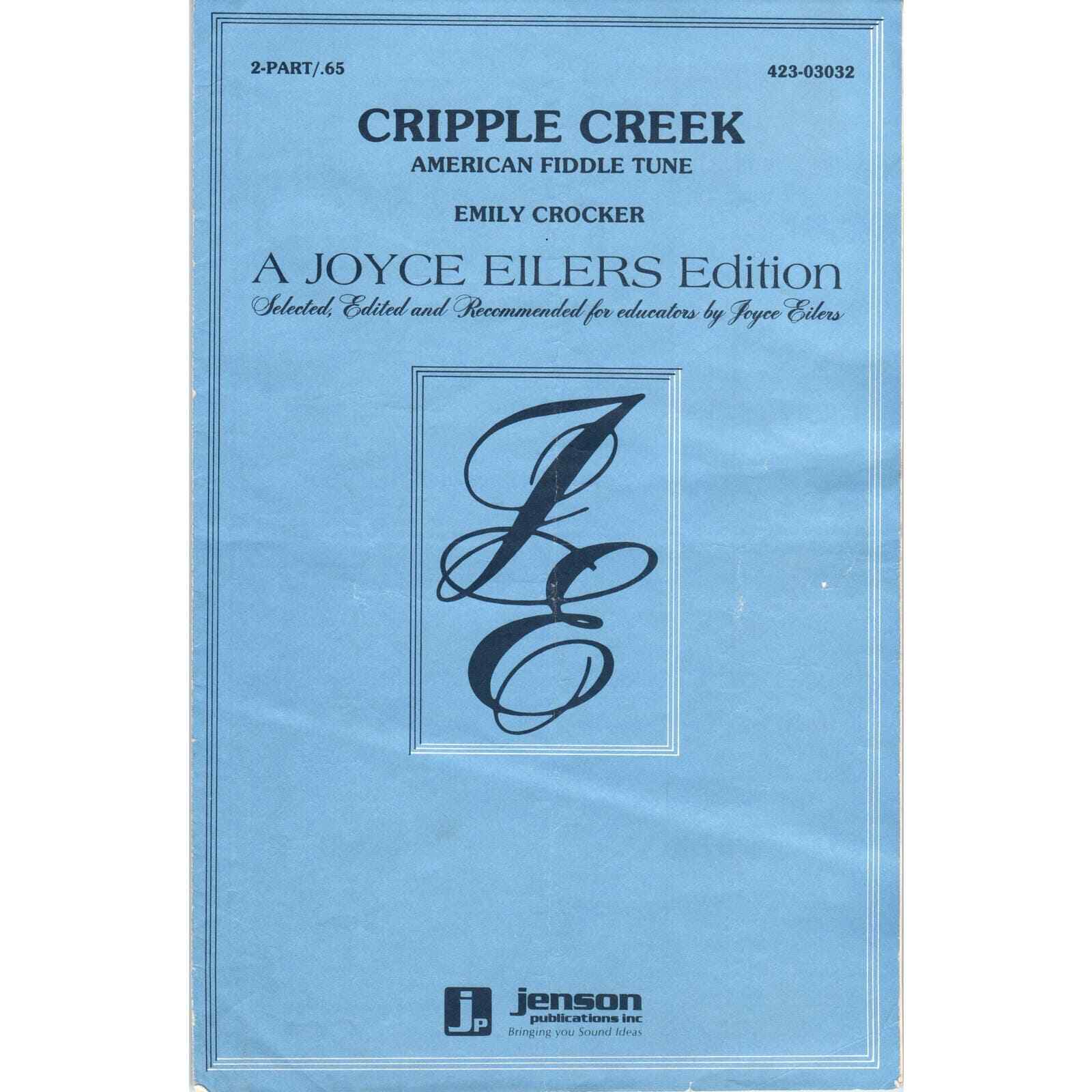 1981 SHeet Music Cripple Creek Fiddle Tune Emily Crocker D10 eBay