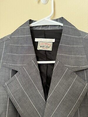 Our Legacy x Stussy New Club Jacket Charcoal Pinstripe Our Legacy x Stussy New Club Jacket Charcoal Pinstripe