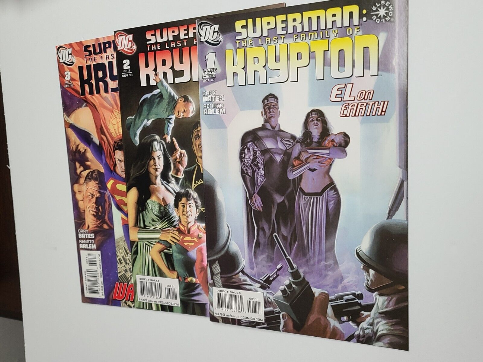 DC Comics Elseworlds Superman: The Last Family Of Krypton #1-3 Mini-Series Set