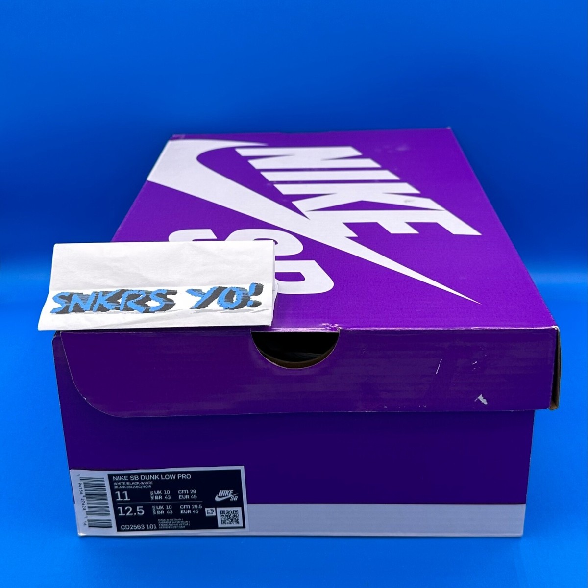 靴 Nike SB Dunk Low Pro CD2563-101 Nike SB Dunk Low Pro White Gum Men's - CD2563-101 - US