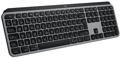 Logitech MX Keys für Mac Bluetooth Tastatur, Deutsch - Space Grau (920-009553)
