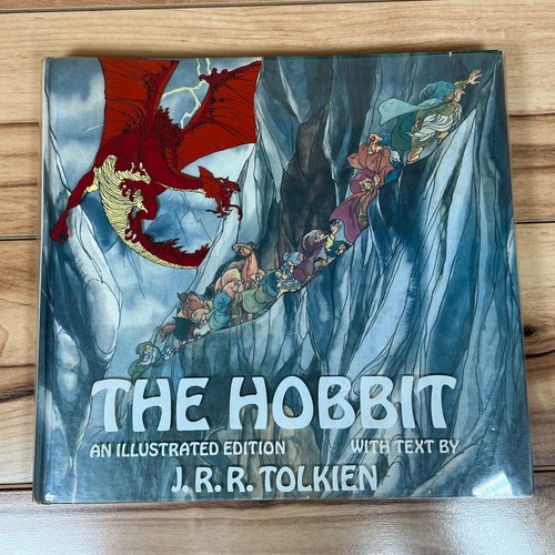 The Hobbit: An Illustrated Edition J R R Tolkien 1977 BEAUTIFUL Abrams Artbook - Picture 2 of 24
