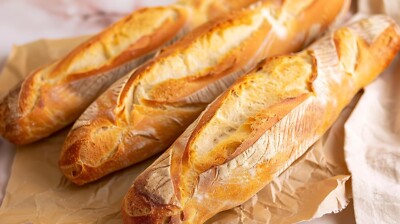 Fresh Baked Crusty French Baguette Bread By RawJoy Pack of 3