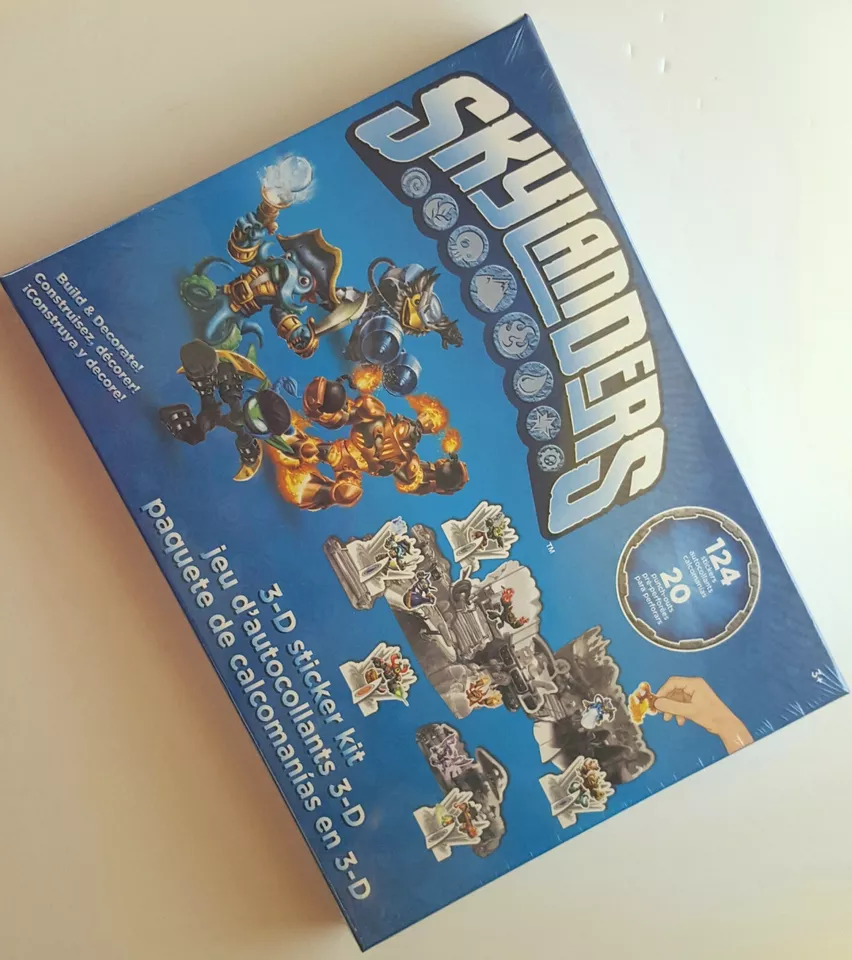 Skylanders Activision 3-D Stickers & Punch Outs Set Kit NEW Factory Sealed - Image 2 of 4