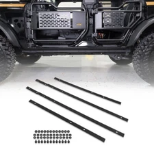 IAG I-Line Pinch Weld Cover for Ford Bronco 2021+ 4 Door - Black Powder Coated