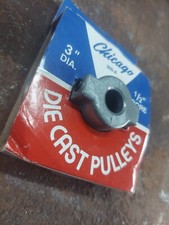 Chicago Die Cast Pulley 300-A 1/2"Bore 3"Dia. For A Belts Made In USA (New)