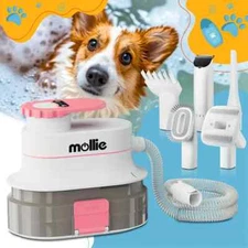 Dog Grooming Kit&Vacuum & Blow Dryer |6 Grooming Tools & Trimmer & Guide Combs