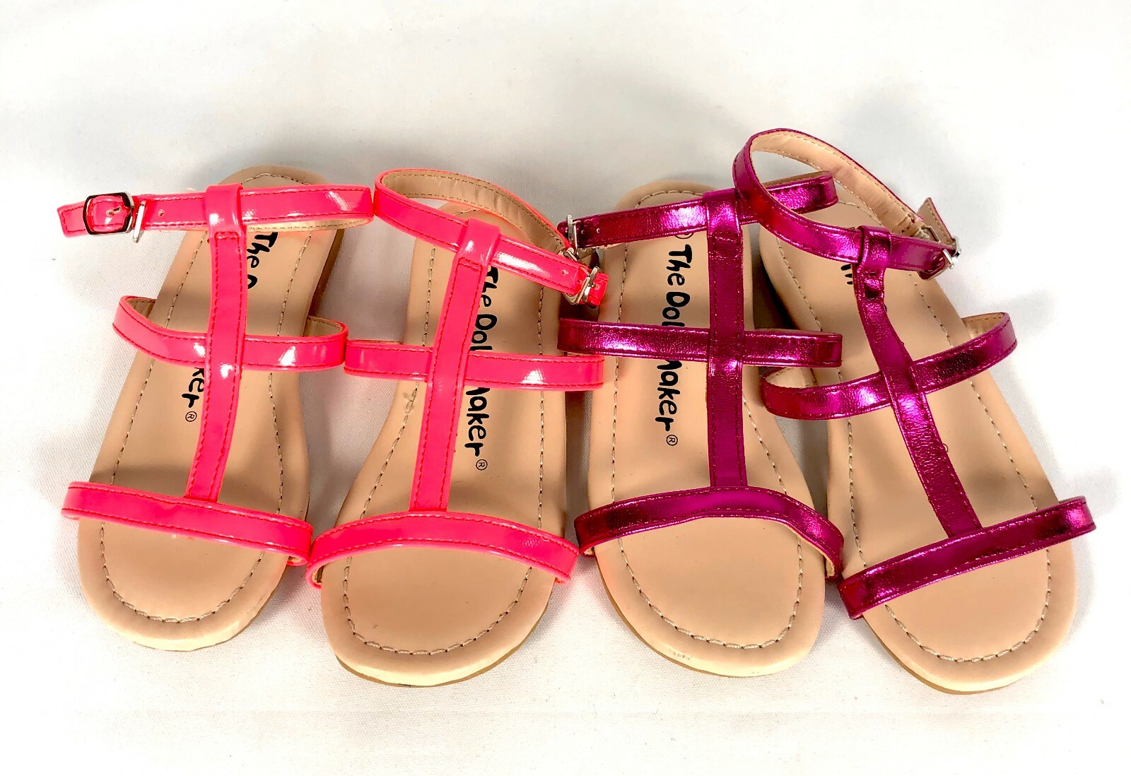 LOTTO 2 sandali con cinturino The Doll Maker bambina gladiatore taglia 10 bambino