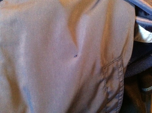 Womens Easy Spirit Small Zip Up Jacket w/Hood Navy & Light Blue - Picture 5 of 5