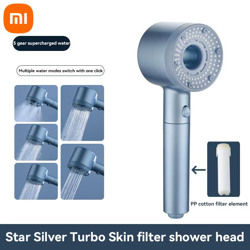 Xiaomi 5-Mode High Pressure Water Saving Adjustable Shower Head Han