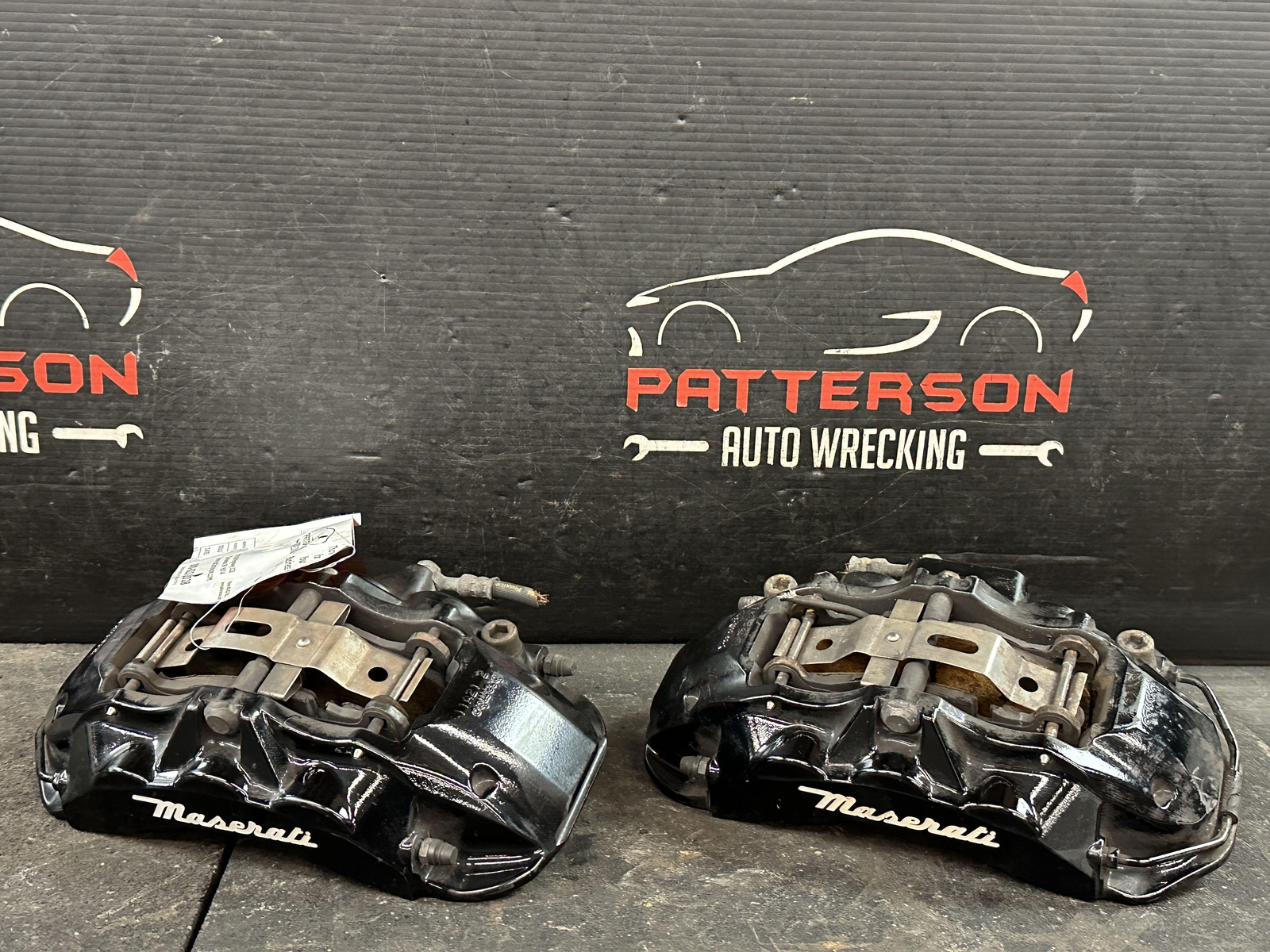 2011 MASERATI GRANTURISMO FRONT DRIVER LH & PASSENGER RH BRAKE CALIPERS 18K MILE